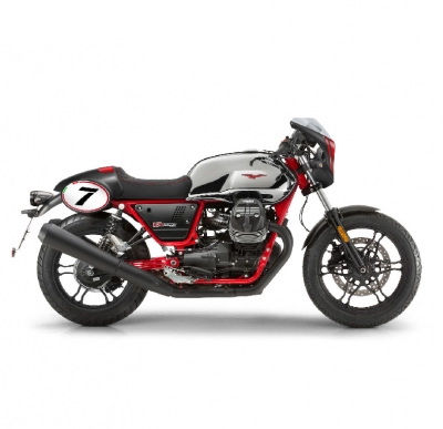 De onderdelen catalogus van de Moto-guzzi V7 III Racer 10th Anniversary 2020, 750cc